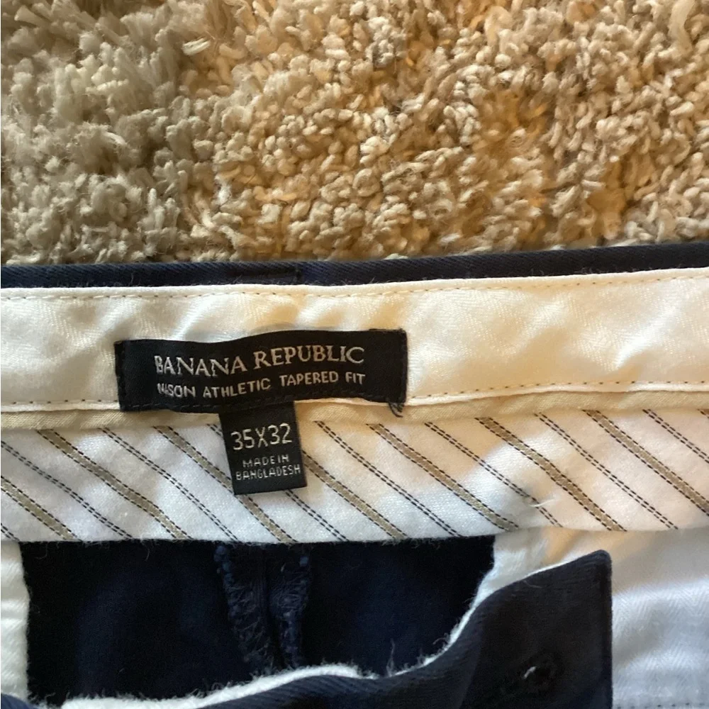 Banana Republic Navy chino pants-SZ 35/32